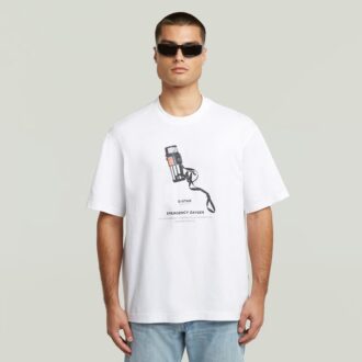 Archive Print Boxy T-Shirt