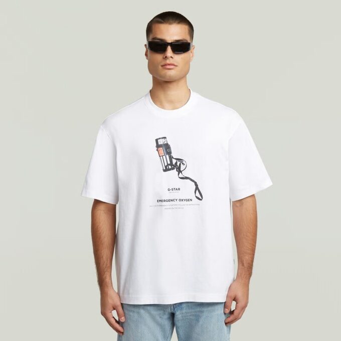 Archive Print Boxy T-Shirt Archive Print Boxy T-Shirt