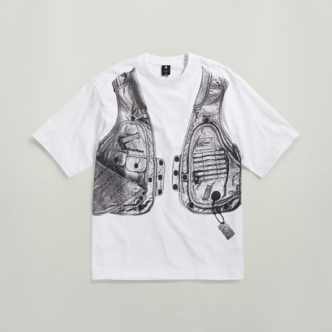 Archive Vest Boxy T-Shirt Archive Vest Boxy T-Shirt