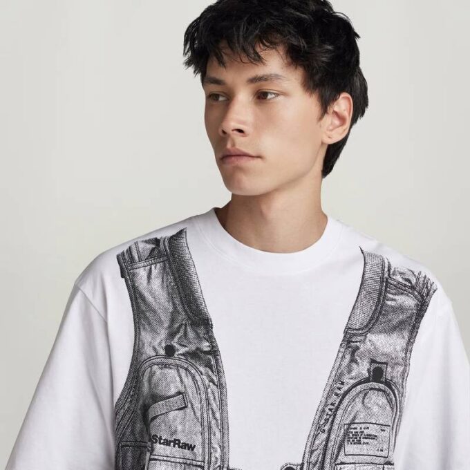 Archive Vest Boxy T-Shirt Archive Vest Boxy T-Shirt