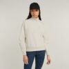Asymmetric Button Mock Sweater Asymmetric Button Mock Sweater