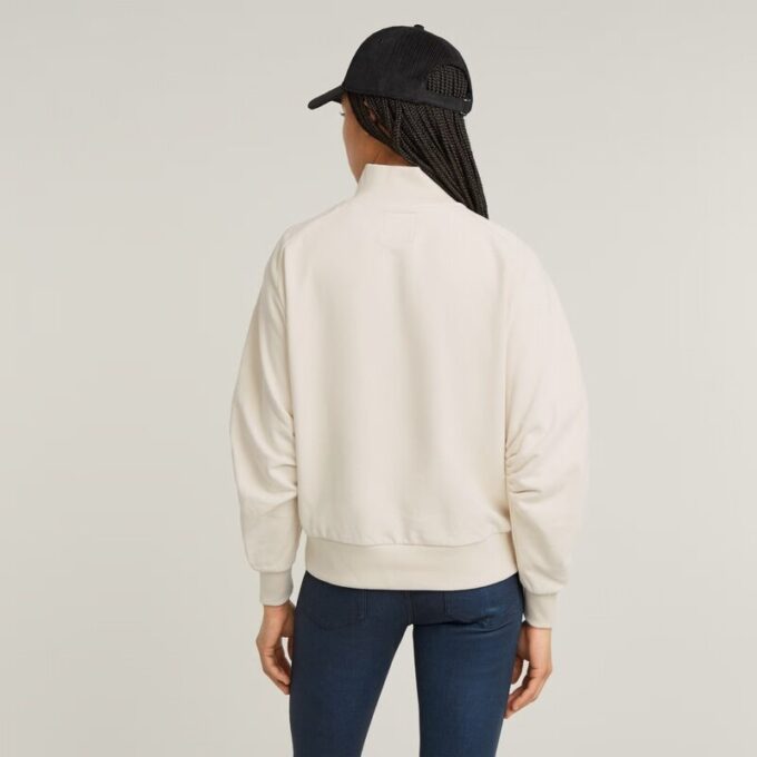 Asymmetric Button Mock Sweater Asymmetric Button Mock Sweater