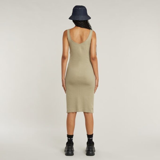 Asymmetric Zip Dress