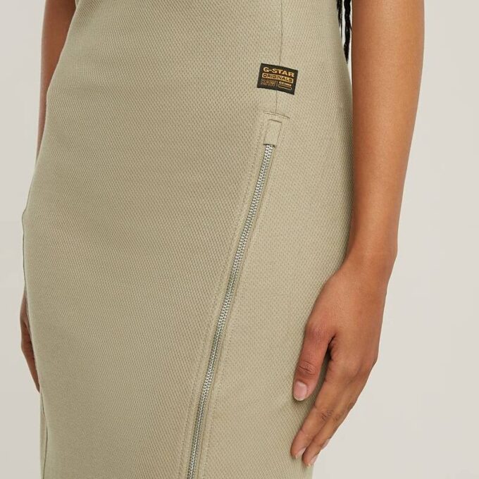 Asymmetric Zip Dress