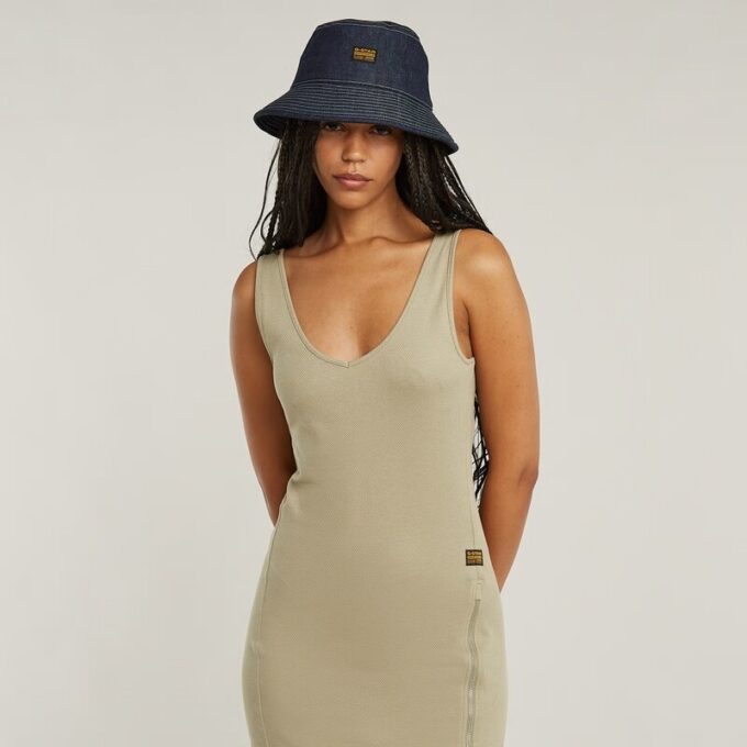 Asymmetric Zip Dress