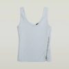 Asymmetrical Zip Slim Tank Top