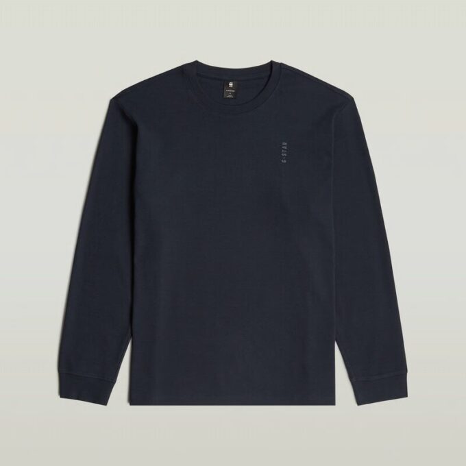 Back Embro Text Loose T-Shirt