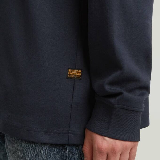 Back Embro Text Loose T-Shirt