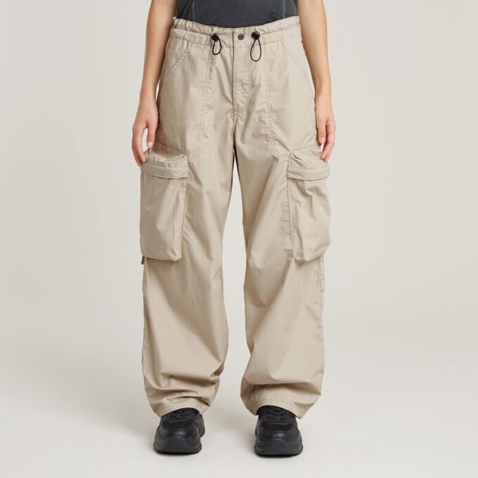 Balloon Cargo High Waist Pants