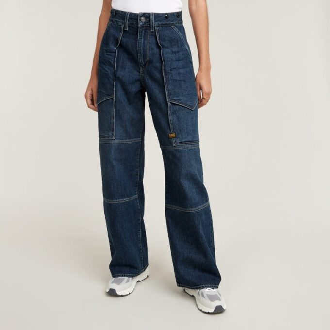 Barrel Utility High Loose Jeans