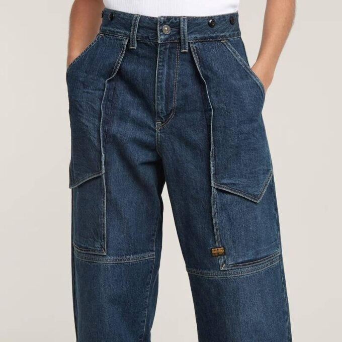 Barrel Utility High Loose Jeans