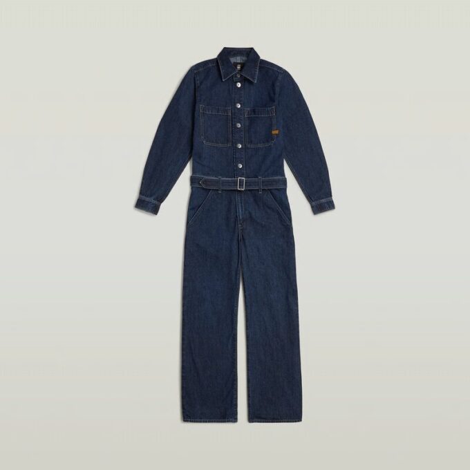 Belted 3D Loose Jumpsuit Belted 3D Loose Jumpsuit