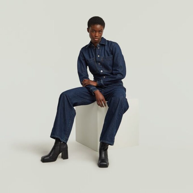 Belted 3D Loose Jumpsuit Belted 3D Loose Jumpsuit