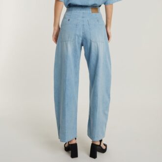 Belted Cargo Loose Jeans