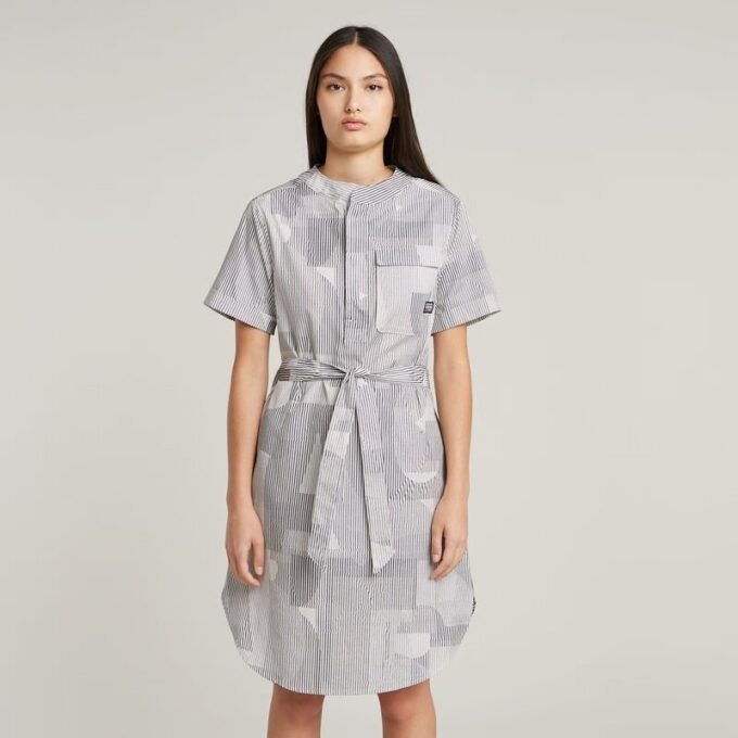 Belted Dress Side Slits