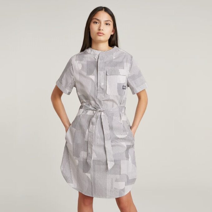 Belted Dress Side Slits