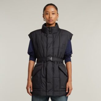 Belted Padded Vest