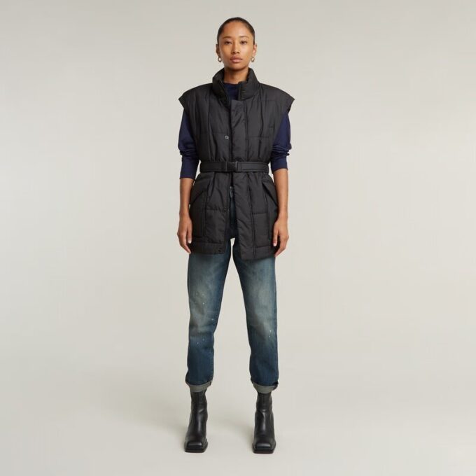 Belted Padded Vest