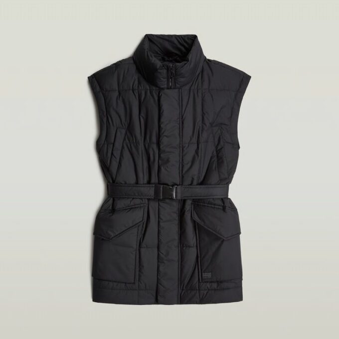 Belted Padded Vest