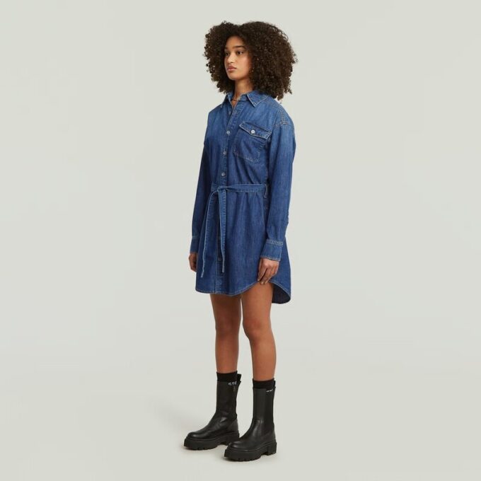 Belted Shirt Dress