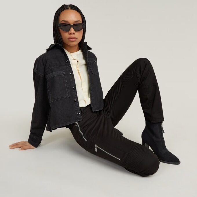 Biker Skinny Cargo Pants