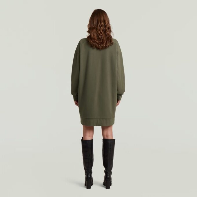 Biker Zip Sweater Dress