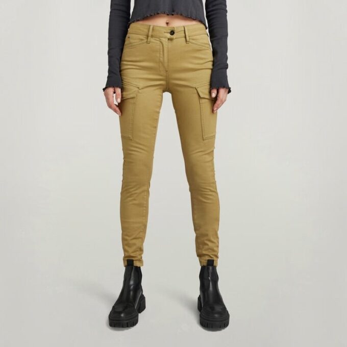 Blossite G-Shape Army High Skinny Jeans