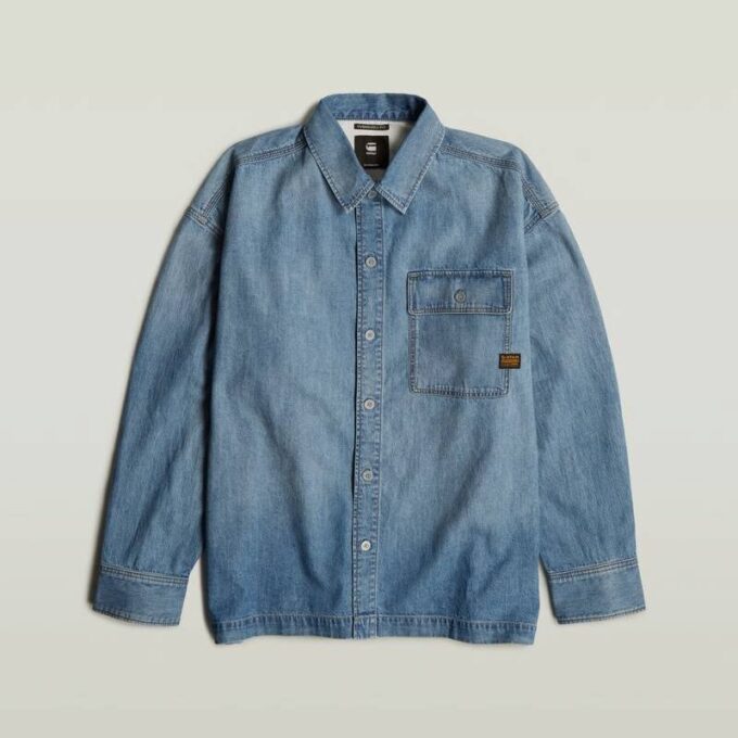 Boxy Flap Pocket Shirt Boxy Flap Pocket Shirt