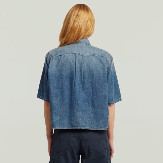 Boxy Relaxed 1-Pocket Shirt