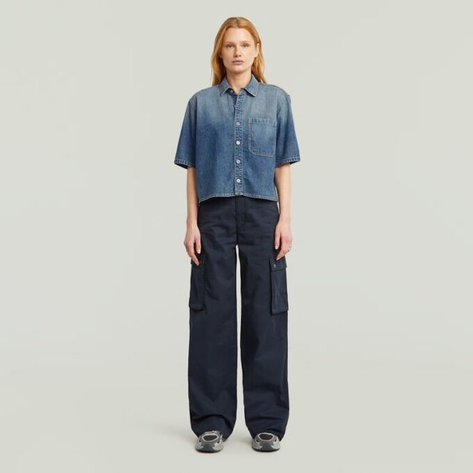 Boxy Relaxed 1-Pocket Shirt
