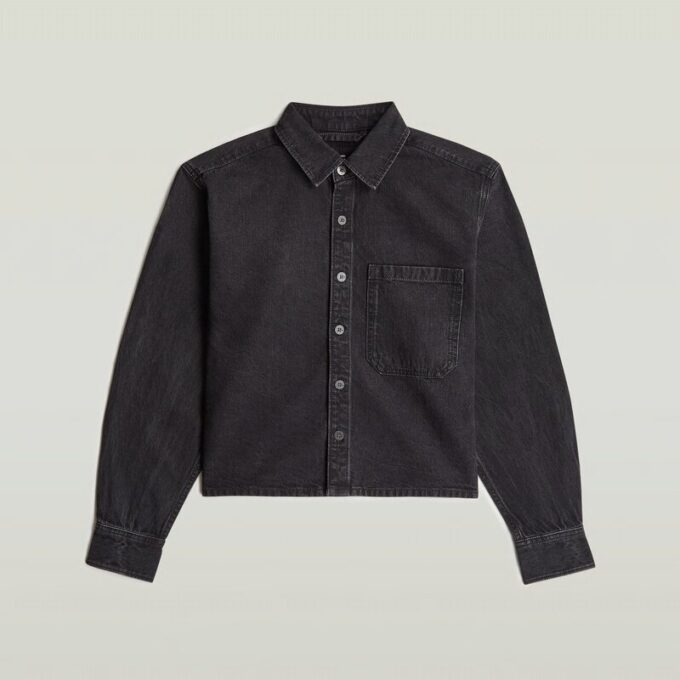 Boxy Relaxed 1-Pocket Shirt