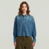 Boxy Relaxed One-Pocket Shirt