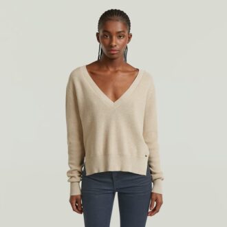 Boxy V-Neck Jumper