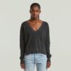 Boxy V-Neck Jumper