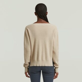 Boxy V-Neck Jumper