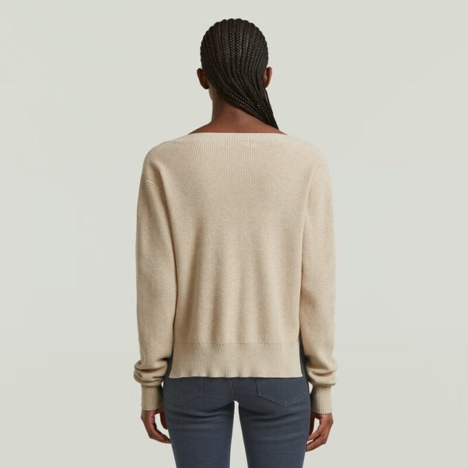 Boxy V-Neck Jumper