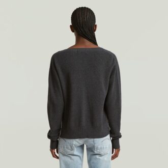 Boxy V-Neck Jumper