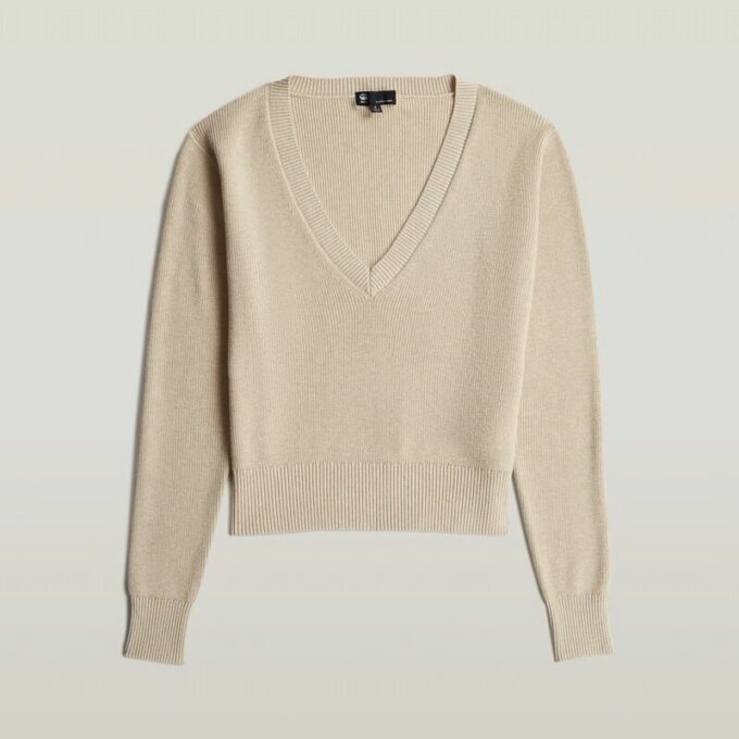 Boxy V-Neck Jumper