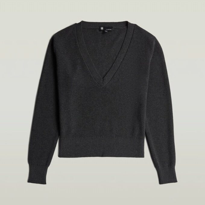 Boxy V-Neck Jumper