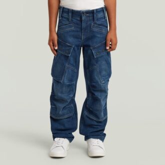 Boys 3D Regular Straight Cargo Jeans