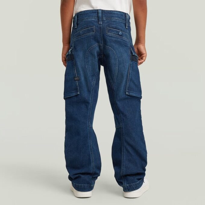 Boys 3D Regular Straight Cargo Jeans Boys 3D Regular Straight Cargo Jeans