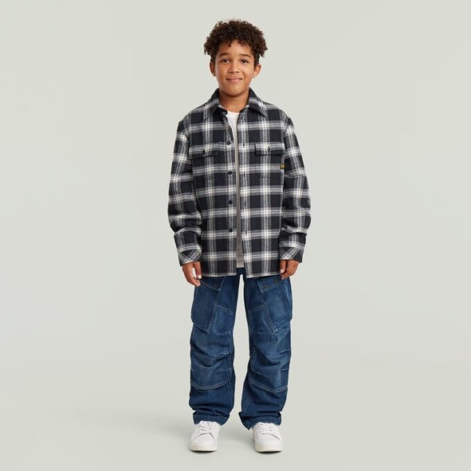Boys 3D Regular Straight Cargo Jeans Boys 3D Regular Straight Cargo Jeans