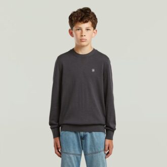 Boys Basic Crewknit Sweater