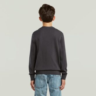 Boys Basic Crewknit Sweater