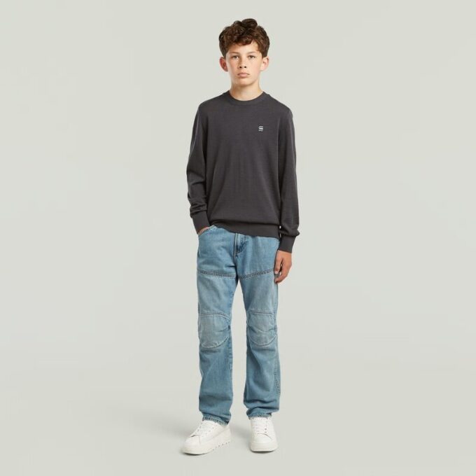 Boys Basic Crewknit Sweater Boys Basic Crewknit Sweater