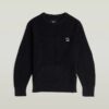 Boys Constructed Crew Knit Boys Constructed Crew Knit
