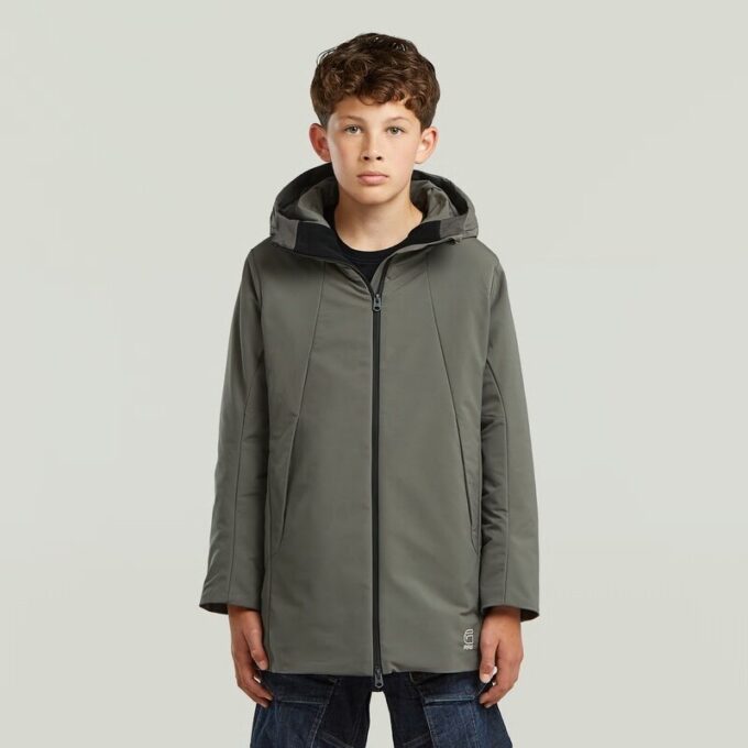 Boys Foga Padded Long Jacket Boys Foga Padded Long Jacket