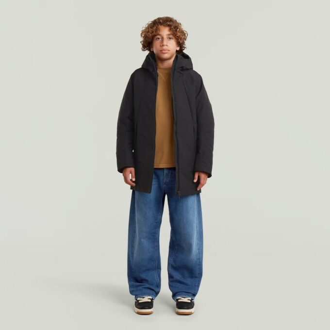 Boys Foga Padded Long Jacket Boys Foga Padded Long Jacket