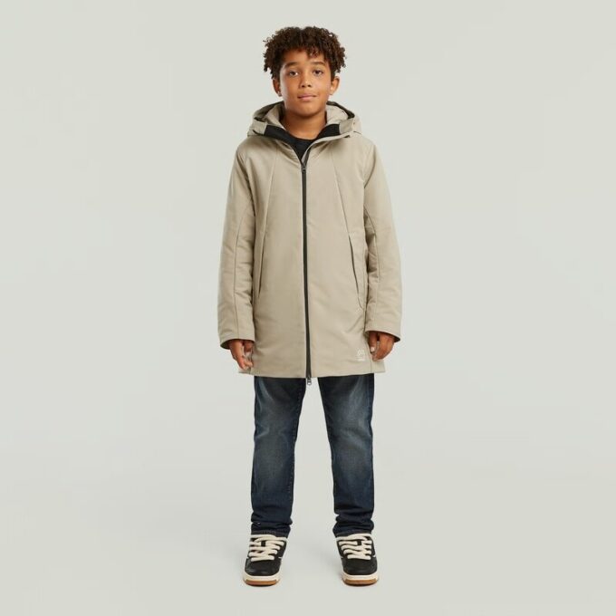 Boys Foga Padded Long Jacket Boys Foga Padded Long Jacket