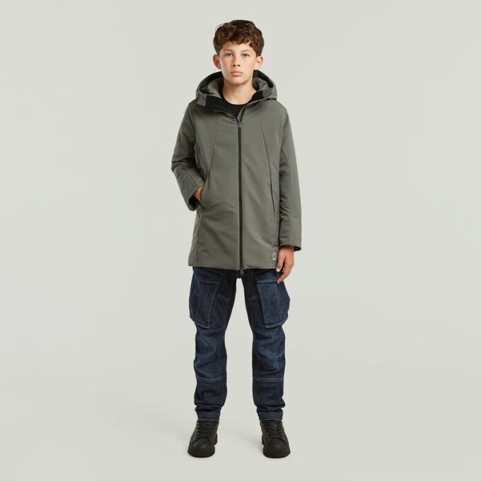 Boys Foga Padded Long Jacket Boys Foga Padded Long Jacket